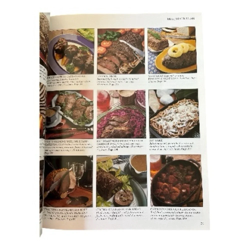 Good Housekeeping Illustrated Cookbook, 1989 edition. Colorful pictures Vintage